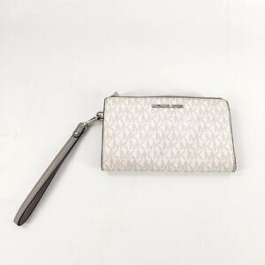 Michael Kors Logo Jet Set Double Zip Wristlet